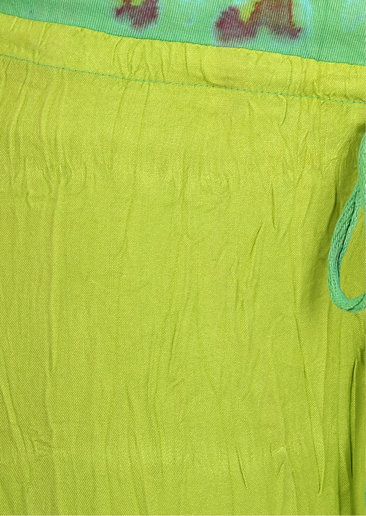 Tie Dye Design Bright Green Lower