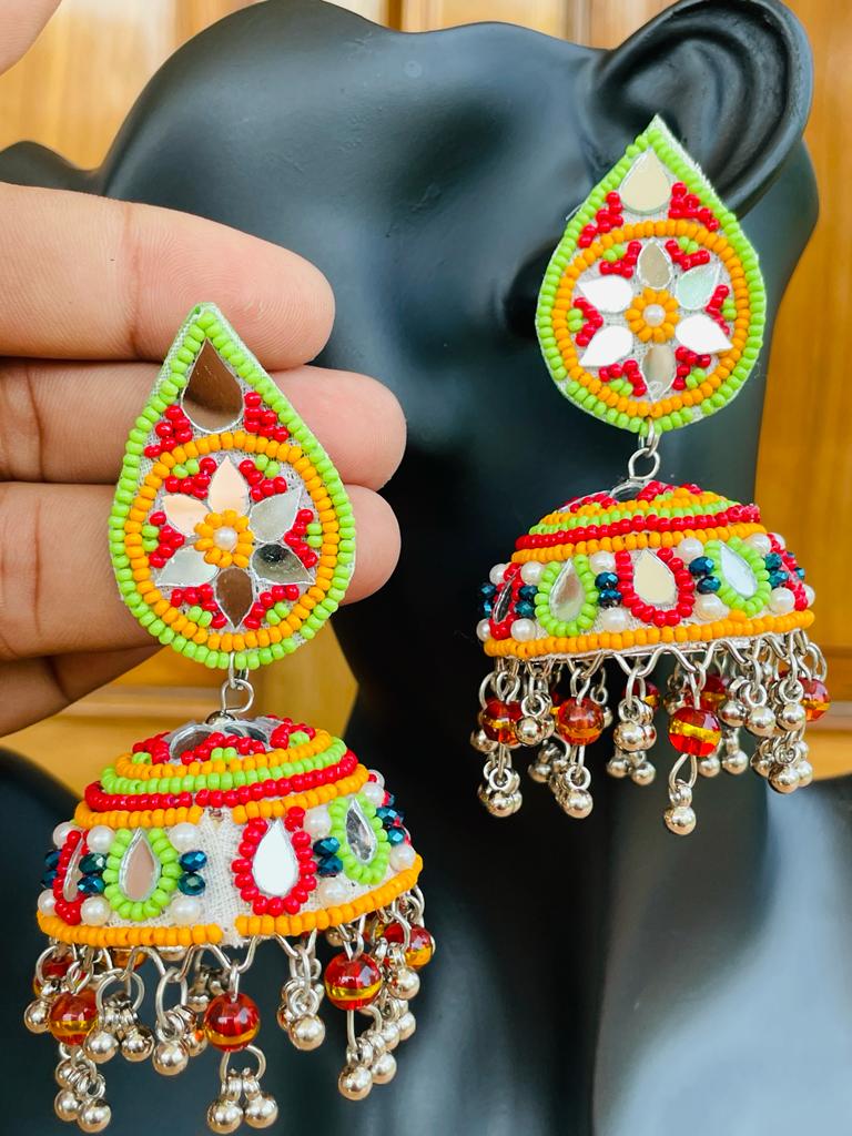 Handmade jhumka sale