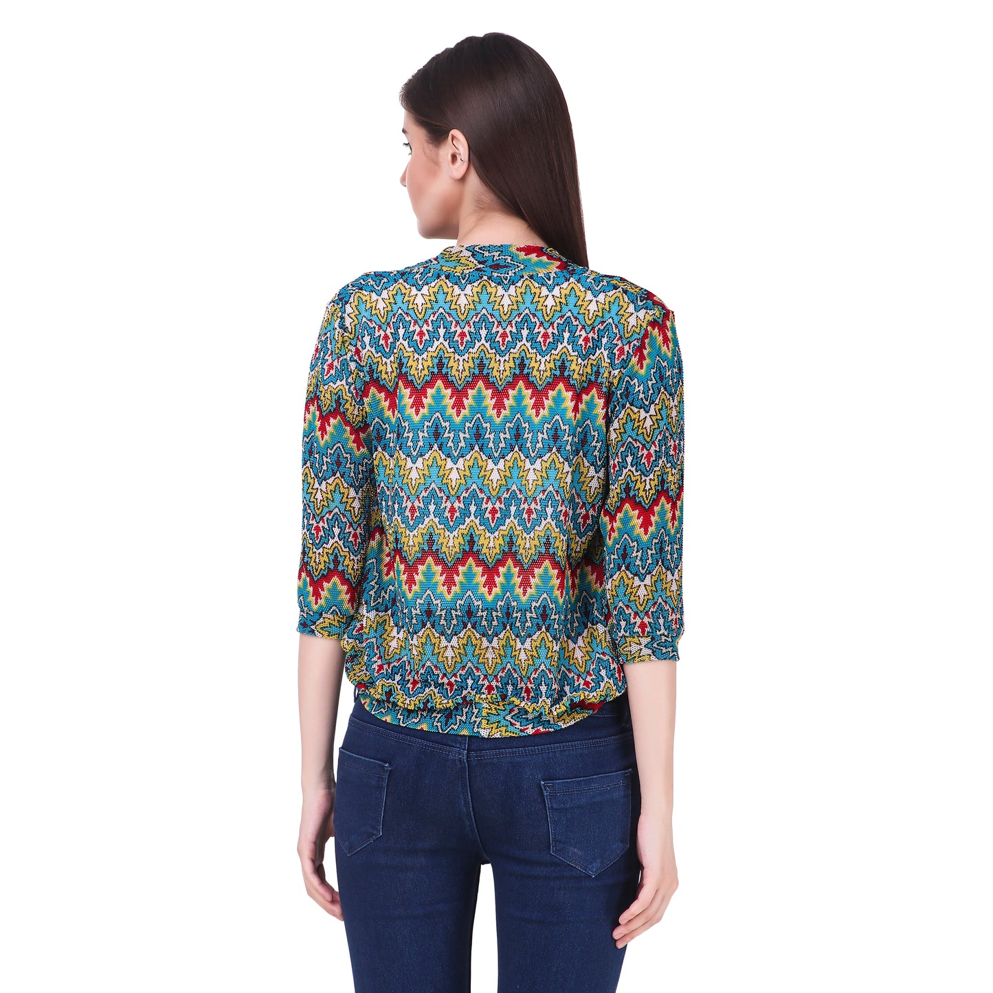 Printed Short Shrug for Women