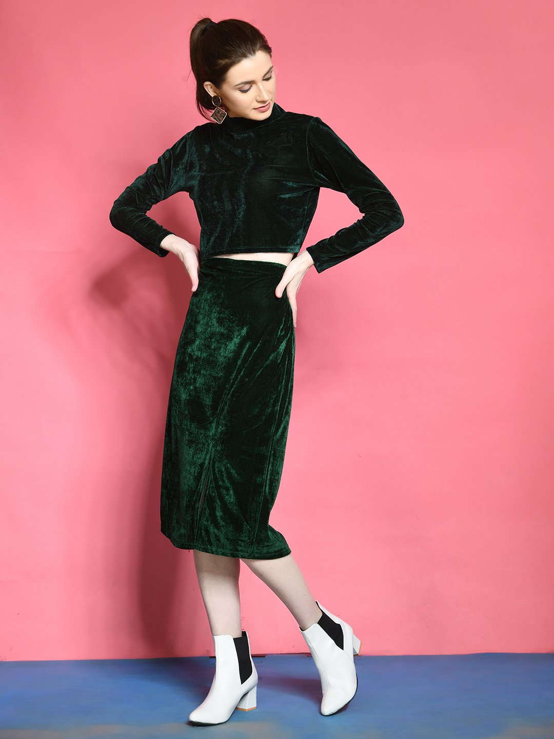Velvet Cord Set for Women
