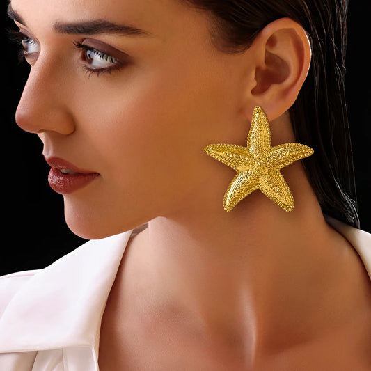 Gold Plated, Anti-Tarnish Gold Plated Star Earrings✨