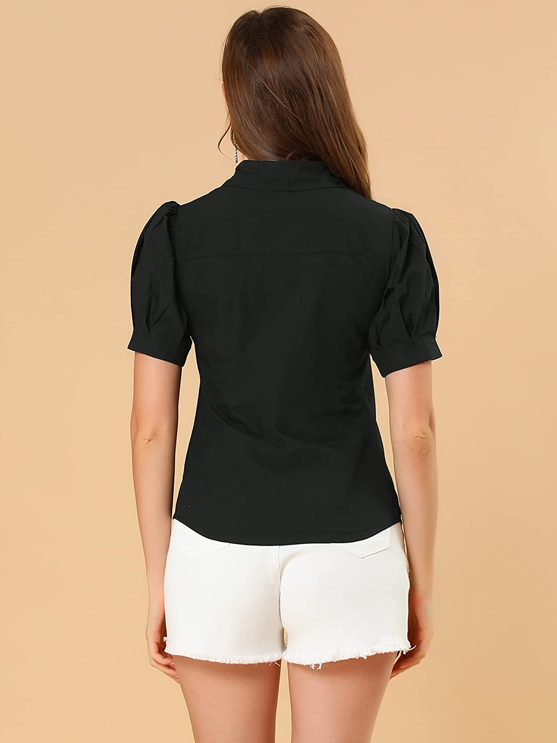 Solid Black Shirt for women