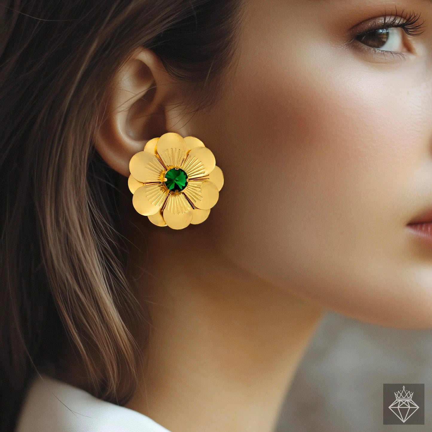 Gold Plated, Anti-Tarnish Daffodil Earrings✨