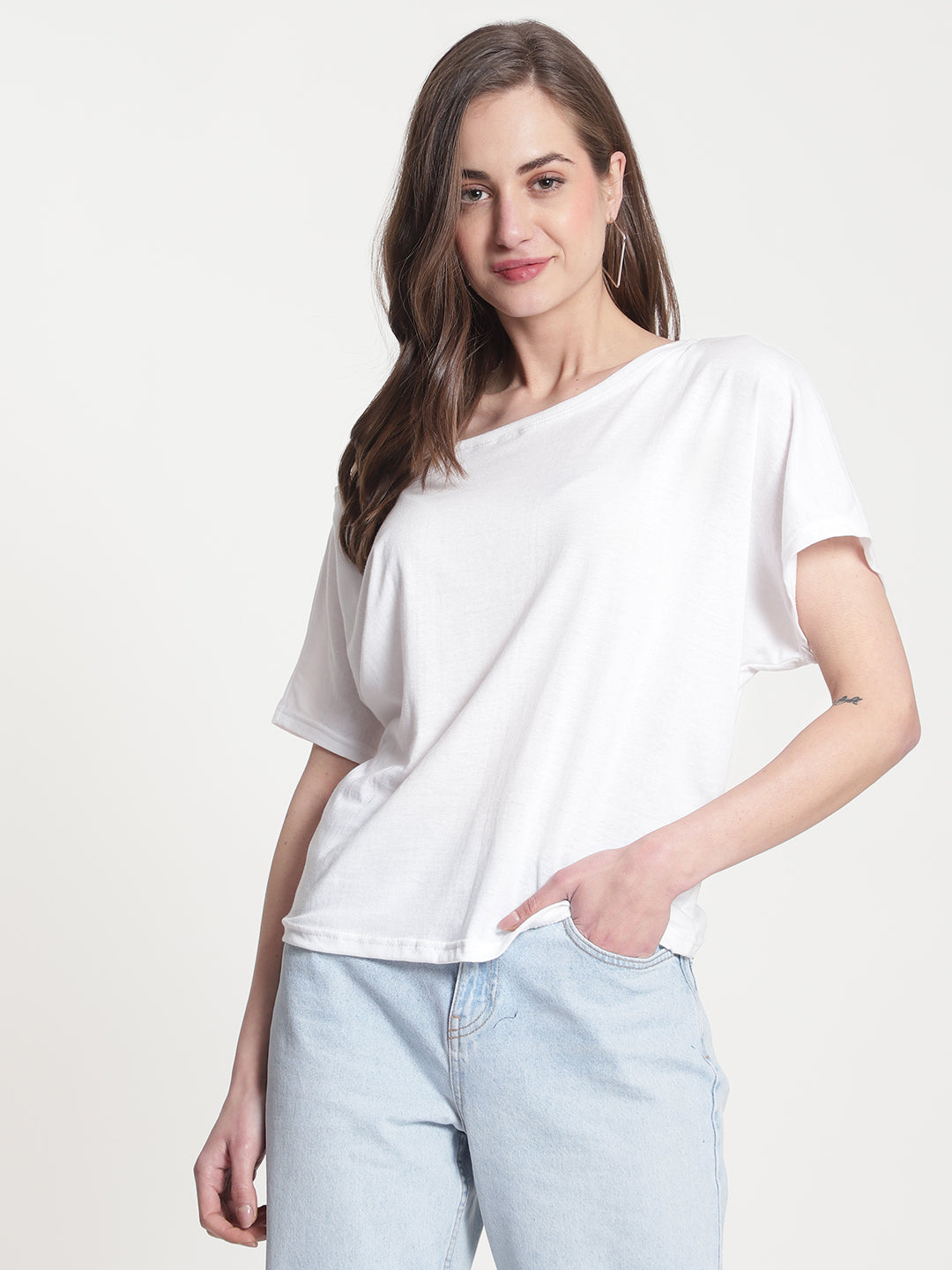 White off shoulder top for Women