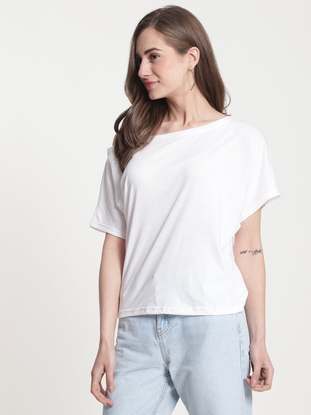 White off shoulder top for Women