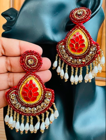 Handcrafted Red Danglers