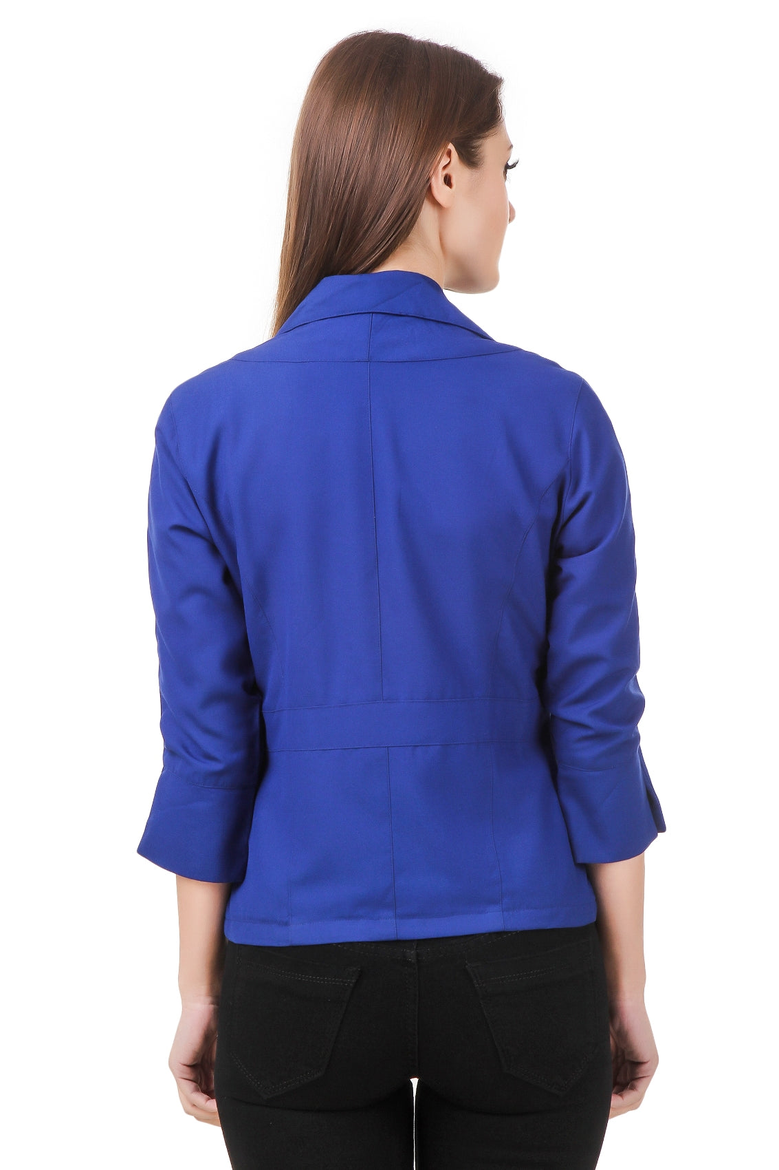 Royal Blue Short Blazer for Women